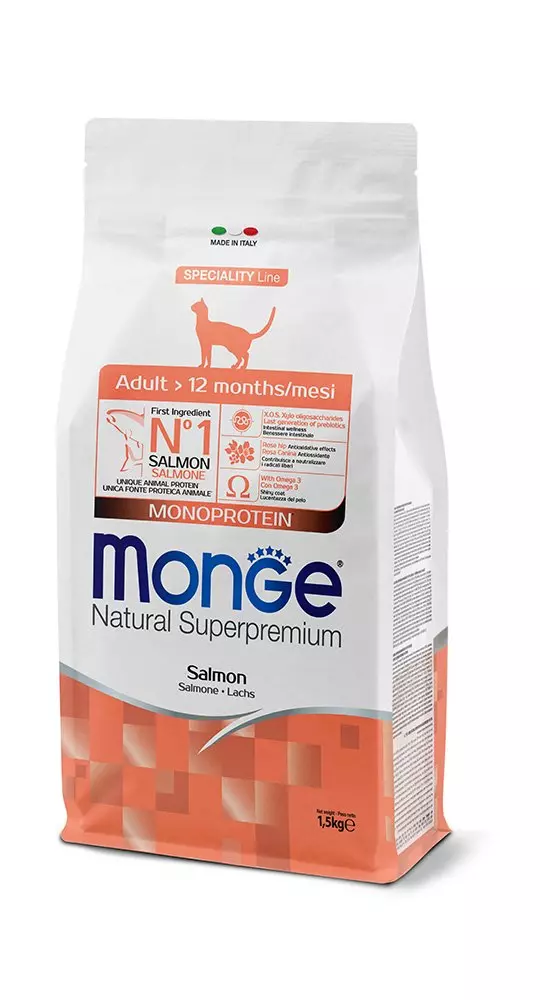 Monge Gatto Natural Superpremium Adult Salmone 10 kg