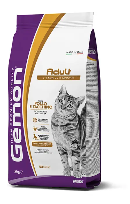 Monge Gatto Gemon Adult Pollo e Tacchino 7 kg