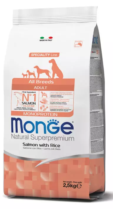Monge Cane Natural Superpremium Adult Salmone 12 kg
