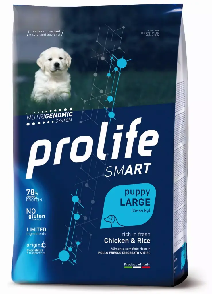 Prolife Smart Puppy Large Pollo Riso 10 kg