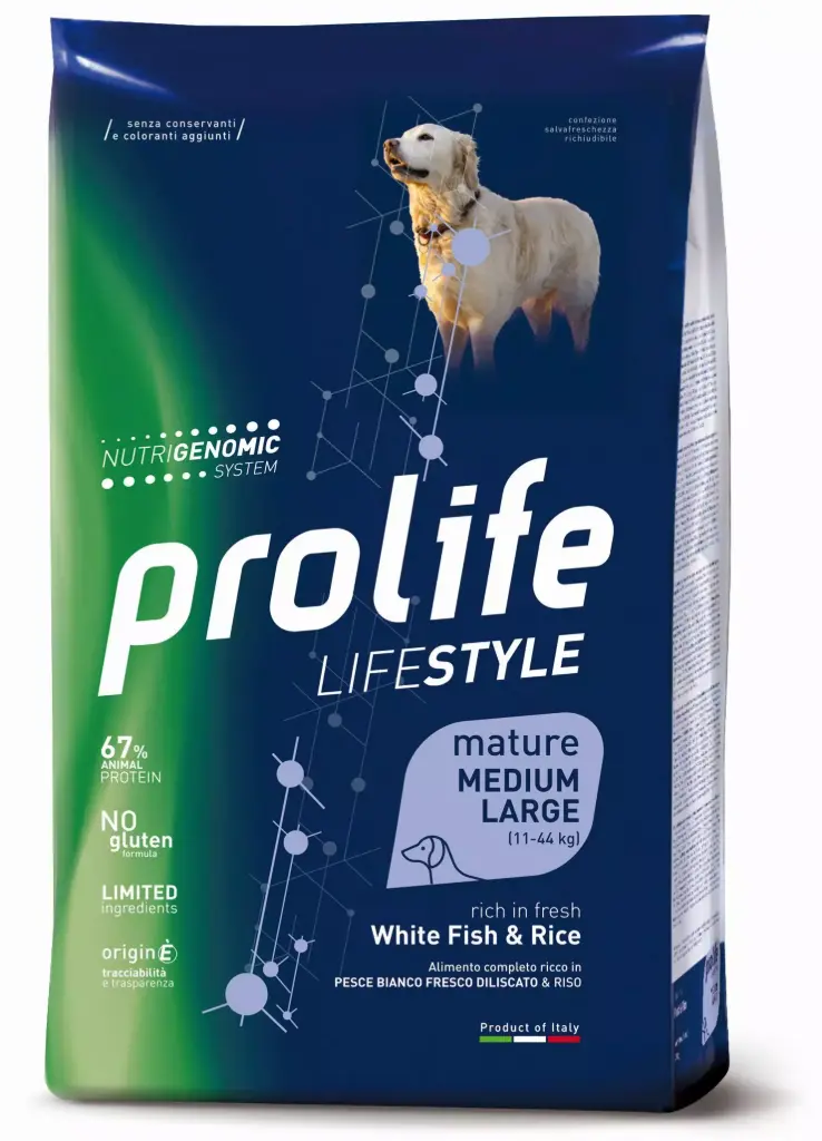Prolife Lifestyle Mature Pesce Riso 12 kg