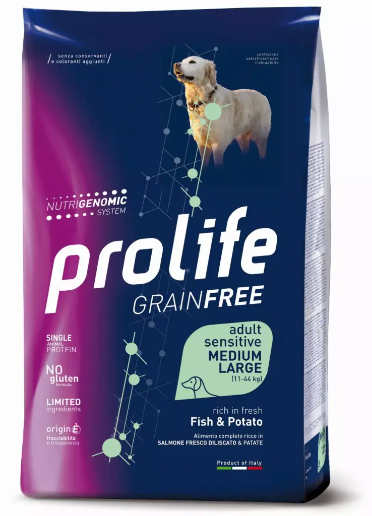 Prolife Sensitive Grain Free Adult Pesce Patate 10 kg