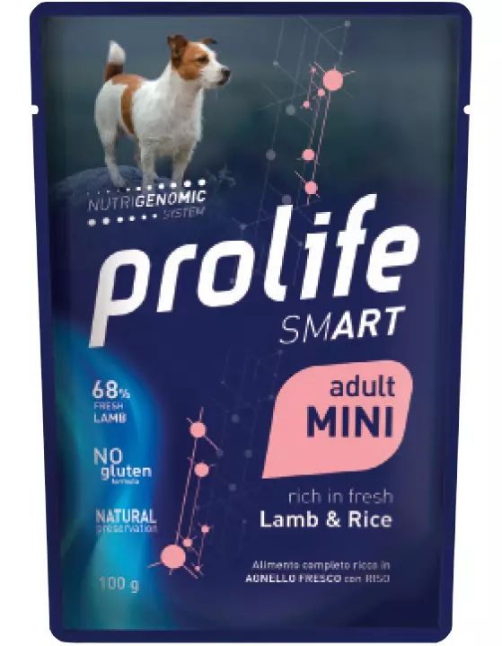 Prolife Smart Adult Mini Agnello Riso 100 g