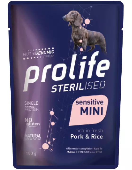 Prolife Sterilized Monoproteic Maiale Riso 100 g