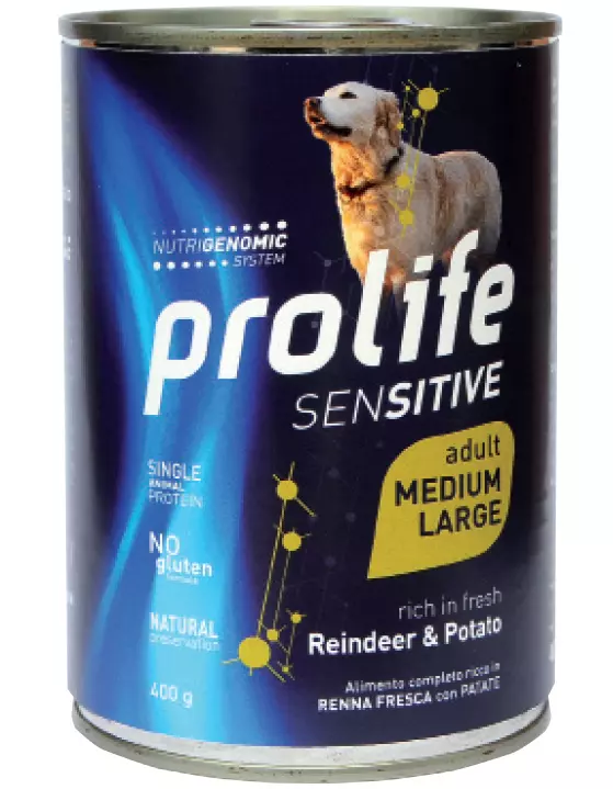 Prolife Sensitive Renna Patate 400 g
