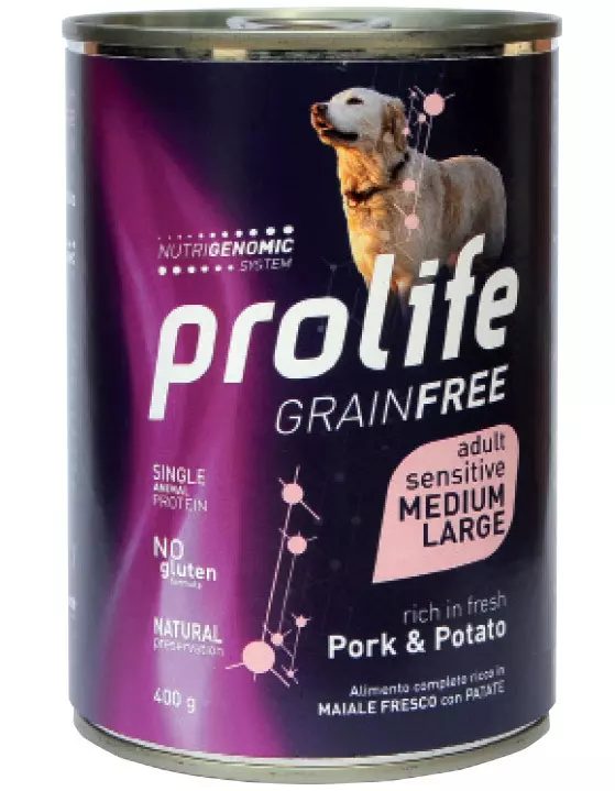 Prolife Grain Free Maiale Patate 400 g