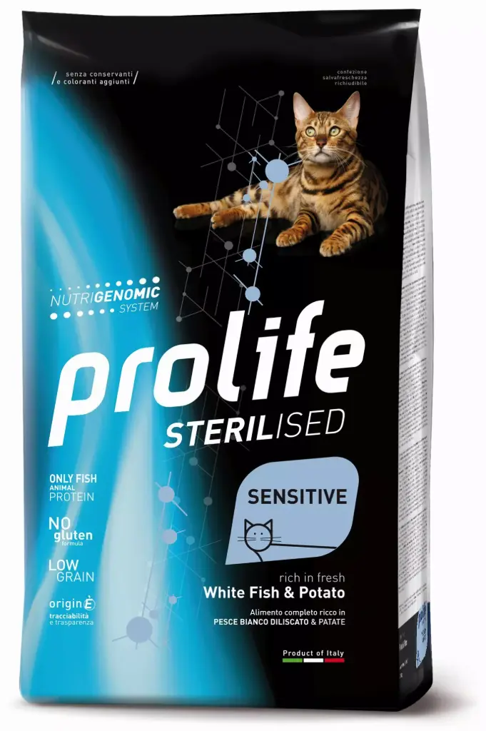 Prolife Sterilised Sensitive White Pesce Patate 1500 g