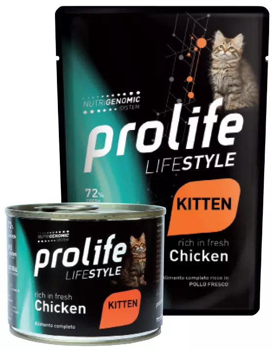 Prolife Lifestile Kitten Pollo Riso 85 g