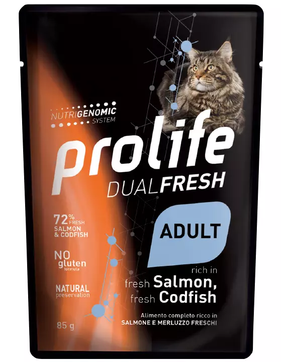 Prolife Dual Fresh Adult Salmone Merluzzo 85 g