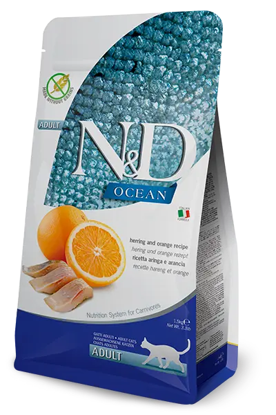 Farmina N&D Cat Ocean Arringa e Arancia 5 kg