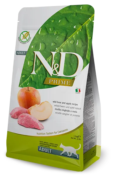 Farmina N&D Cat Prime Cinghiale Mela 5 kg