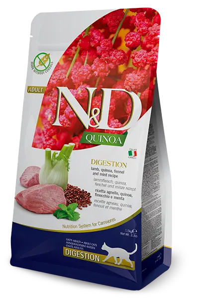 Farmina N&D Cat Quinoa Digestion Agnello 5 kg
