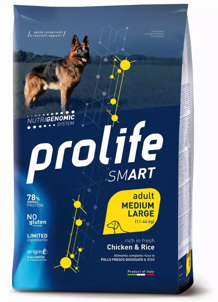 [CSPROSMAAPR12000] Prolife Smart Adult Pollo Riso 12 kg