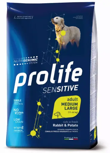 [CSPROSSTARP10000] Prolife Sensitive Adult Coniglio Riso 10 kg