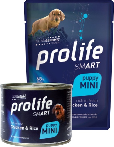 [CUPROSMAPPR00100] Prolife Smart Puppy Mini Pollo Riso 100 g