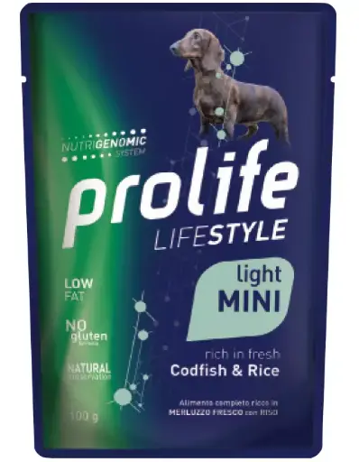 [CUPROLFSLFR00100] Prolife Lifestyle Adult Light Merluzzo 100 g