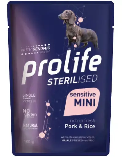 [CUPROSTRMPR00100] Prolife Sterilized Monoproteic Maiale Riso 100 g
