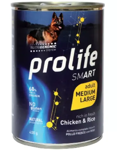 [CUPROSMAACR00400] Prolife Smart Adult Mini Pollo Riso 400 g