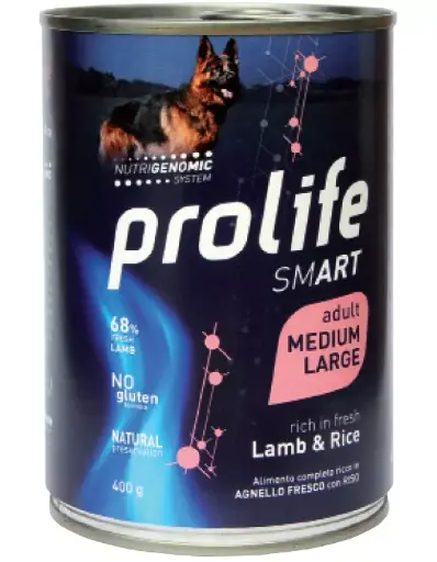 [CUPROSMAALR00400] Prolife Smart Adult Mini Agnello Riso 400 g