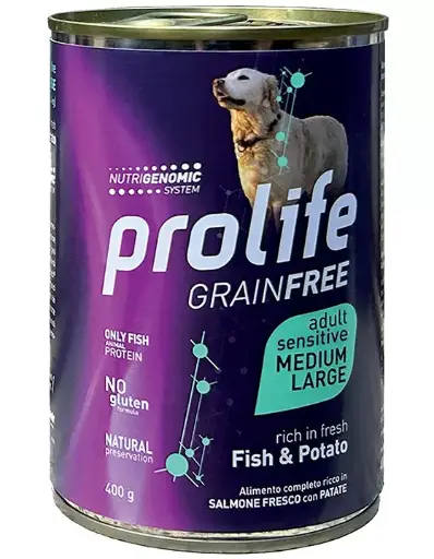 [CUPROSGFFHP00400] Prolife Grain Free Pesce 400 g