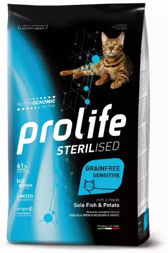 [GSPROSTRAMR01500] Prolife Sterilised Adult Manzo Riso 1500 g