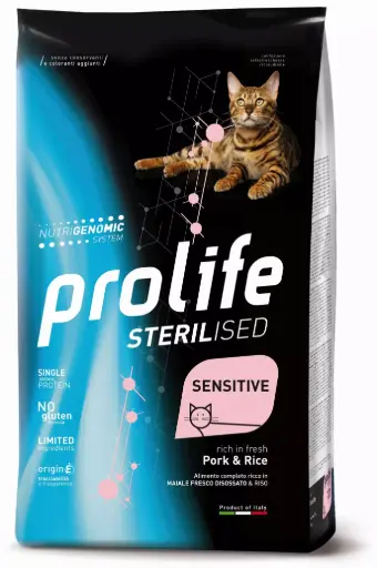 [GSPROSTRSPR01500] Prolife Sterilised Sensitive Adult Maiale 1,5 kg