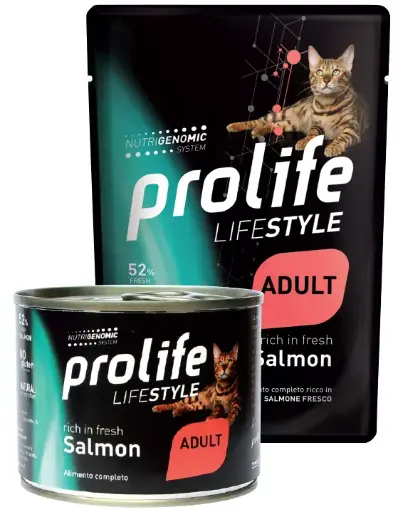[GUPROLFSASR00085] Prolife Lifestile Adult Salmone 85 g