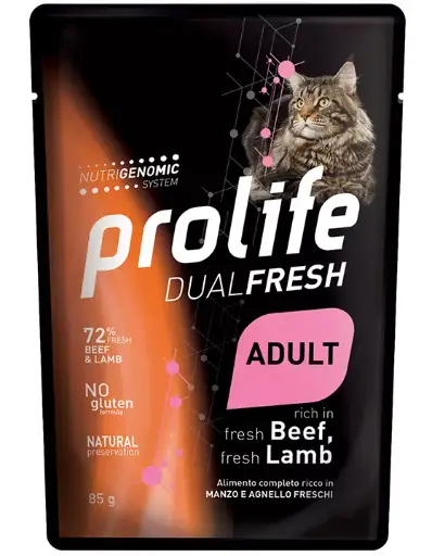 [GUPRODLFMAP00085] Prolife Dual Fresh Adult Manzo Agnello 85 g