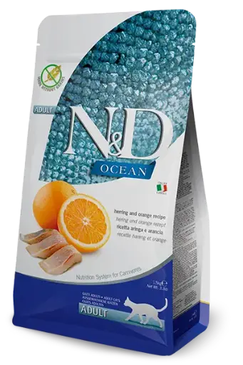 [GSFARNEDARA05000] Farmina N&D Cat Ocean Arringa e Arancia 5 kg