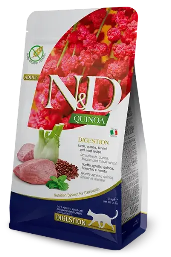[GSFARQUIDGA05000] Farmina N&D Cat Quinoa Digestion Agnello 5 kg