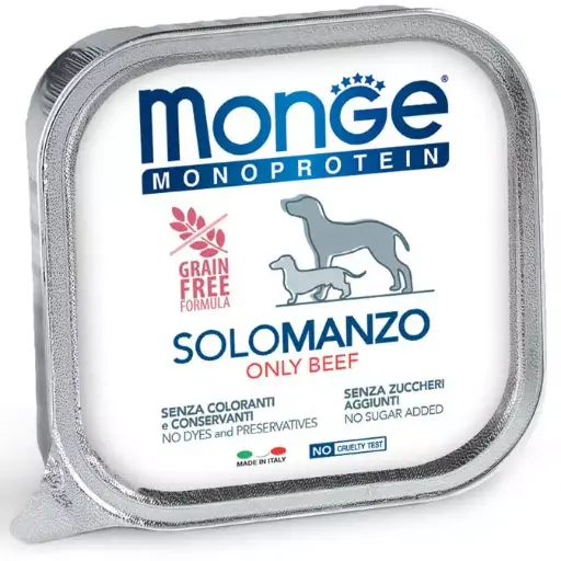 [CUMONMONMAN00150] Monge Cane Monoprotein Solo Manzo 150 g