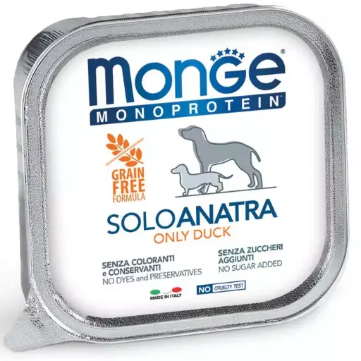 [CUMONMONANA00400] Monge Cane Monoprotein Solo Anatra 400 g