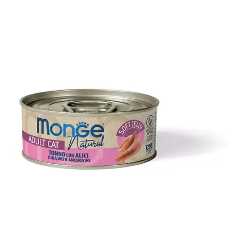 [GUMONJELTAL00080] Monge Gatto Jelly Tonno e Alici 80 g