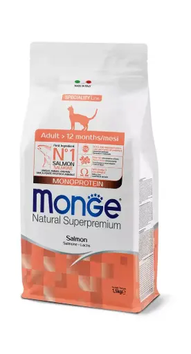 [GSMONNSPADS10000] Monge Gatto Natural Superpremium Adult Salmone 10 kg