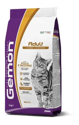[GSMONGEMCPT07000] Monge Gatto Gemon Adult Pollo e Tacchino 7 kg