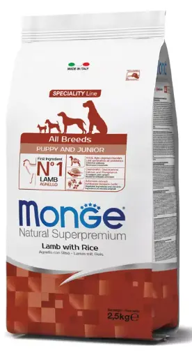 [CSMONNSPPAR12000] Monge Cane Natural Superpremium Puppy Agnello 12 kg